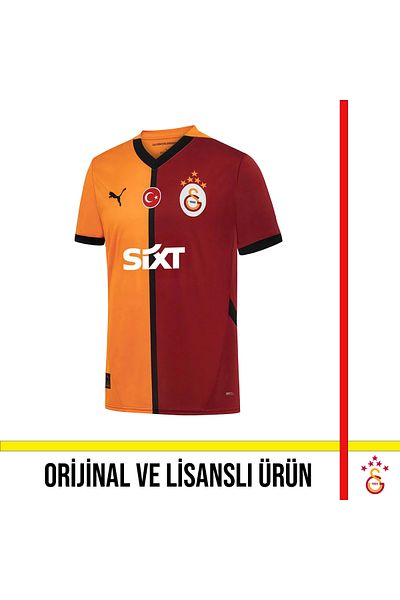 Galatasaray Licensed 2024/2025 Home 5 Star Piece Jersey