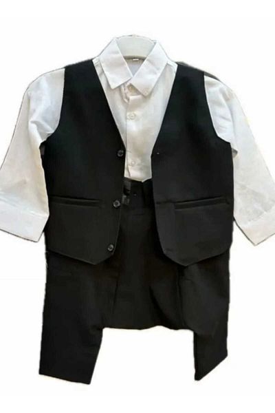 şalvarcı Boy's Baggy Vest Suit