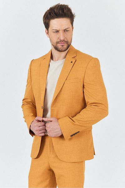Frappoli Nipoye Men's Tile 2-Piece Slim Fit Suit