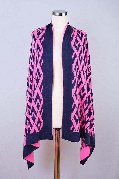 Sebir Moda V Patterned Knitwear Shawl