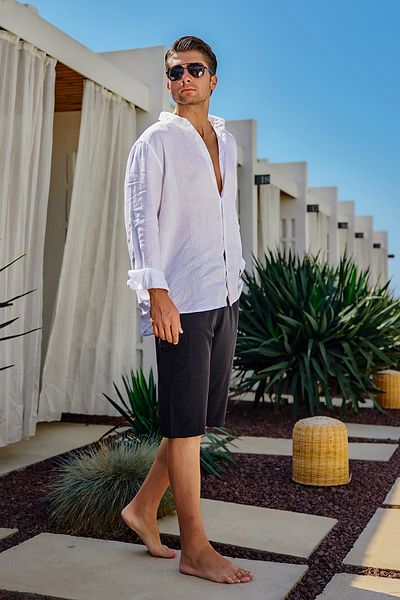 Remsa Mayo Ανδρικό σορτς Cargo Pocket Capri μαγιό RKS-09 Μαύρο