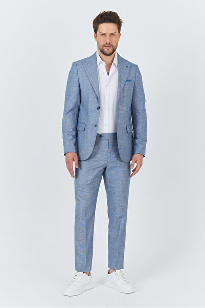 Frappoli Hero Чоловічий відкритий темно-синій весняно-літній піджак + штани, 2-комплектний костюм