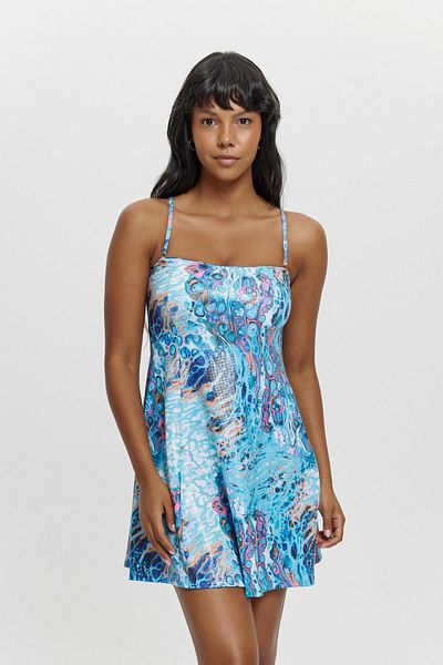 Louren M12022 Thin Strap Dress Swimsuit