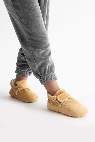 Funny Baby Velvet Comfortable Slippers Flexible Ergonomic Soft Sole Special Design Organic Comfortable Slippers