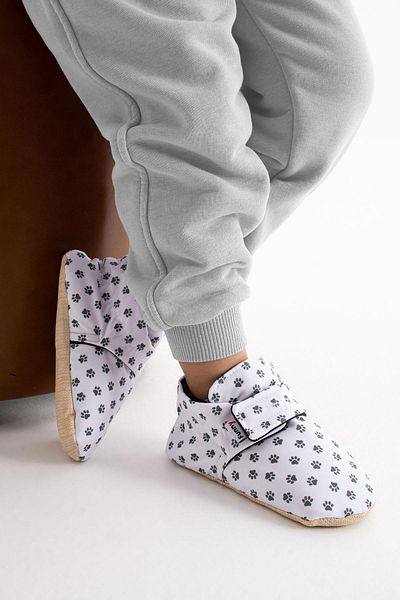Funny Baby Patterned Comfortable Slippers Flexible Ergonomic Soft Sole Special Design Organic Comfortable H