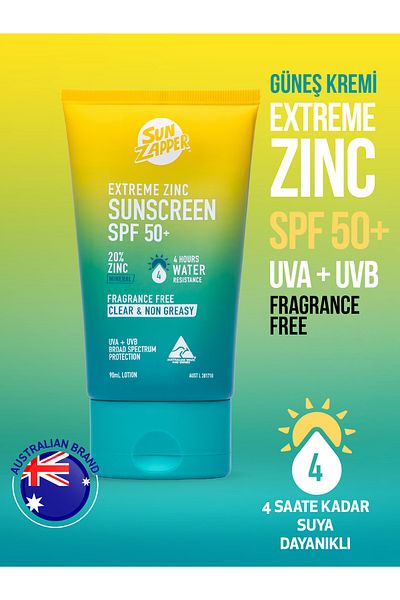 Sun Zapper Extreme Zinc Sunscreen Lotion 90ml
