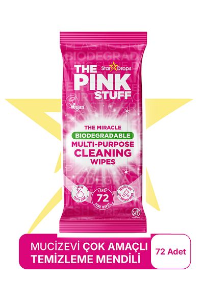 ThePinkStuff Biodegradable Multi-Use Cleaning Wipes - Large 72cm - Fruity Smell