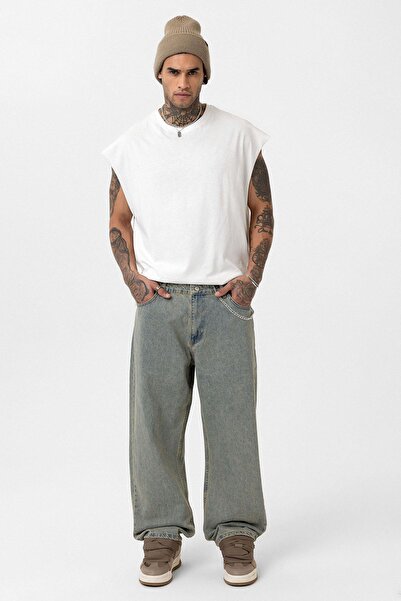 Vamos Yellow Baggy Fit Jeans - Tınt