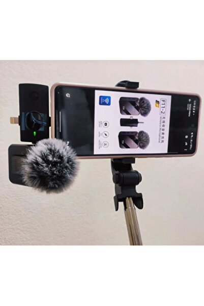 Genel Markalar Kablosuz Yaka Mikrofonu Tip-C Android Kamera IPhone Stüdyo Mikrofonu için Ses Video Canlı Yayın Oyun