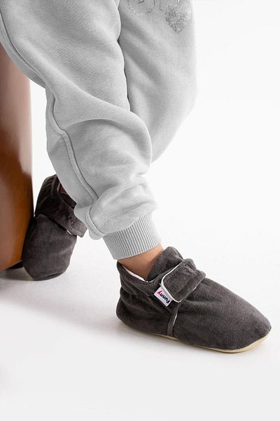 Funny Baby Velvet Lined Comfortable Slippers Flexible Ergonomic Soft Sole Special Design Organic Comfortable Air