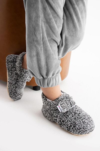 Funny Baby Comfortable Slippers with Fleece Cut Flexible Ergonomic Soft Sole Special Design Organic Comfortable Air
