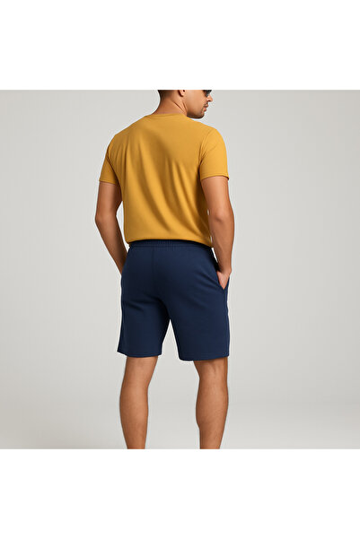 LACİVERTMEN Модель 8043 - Бавовняні, зав'язуються на талії, регулярного крою літні шорти