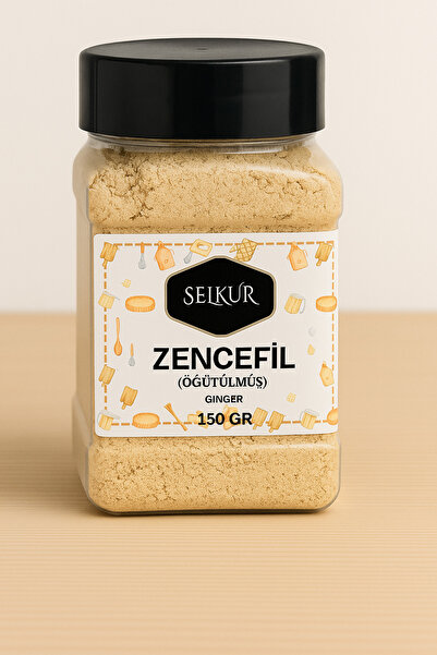 SELKUR Toz Zencefil 150gr(ÖĞÜTÜLMÜŞ)