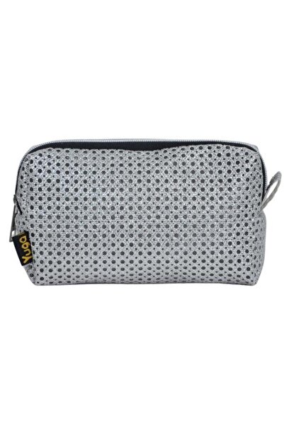 Yuga محفظة القلم شبكية-فضية