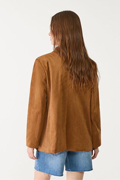 Stradivarius Faux suede blazer