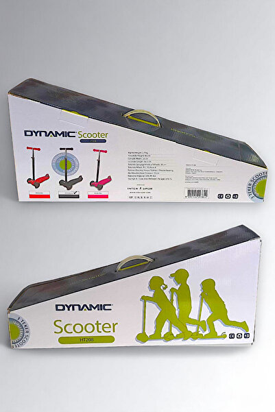 Dynamic Ht208 3 Tekerlekli Işıklı Yeni Nesil Scooter Pembe - Işıklı Tekerlekler