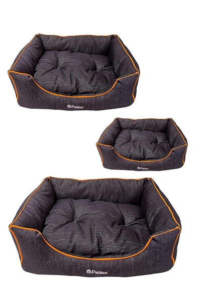 PATİTEX Cat-Dog Bed - Washable Bed a Quality -Gabardine Fabric -Quality Dog Beds