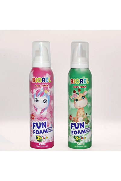 Biorel 2'li Oyun Köpüğü Seti - Pembe/Yeşil