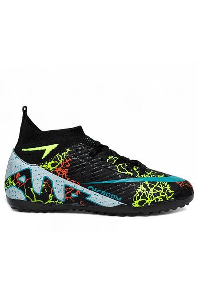 WALKWAY Μαύρο-κίτρινο ανδρικό Astroturf Field Shoes Air 600 M
