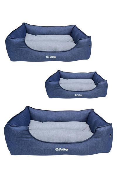PATİTEX Cat-Dog Bed - Washable Bed -Gabardine Fabric -Quality Dog Beds