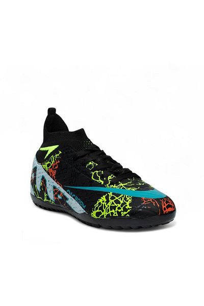 WALKWAY Μαύρο-κίτρινο ανδρικό Astroturf Field Shoes Air 600 M