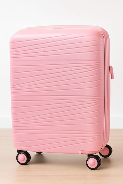 Generic W.o.k 28" Lightweight-compact Hard Shell Travel Trolley-polypropylene, Number Lock –(ROSEGOLD)