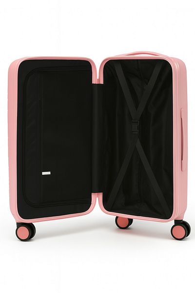 Generic W.o.k 28" Lightweight-compact Hard Shell Travel Trolley-polypropylene, Number Lock –(ROSEGOLD)