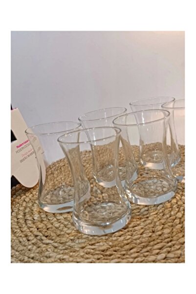 ÇAYLAR AVM Set of 6 Lava Tea Glasses - Zen313