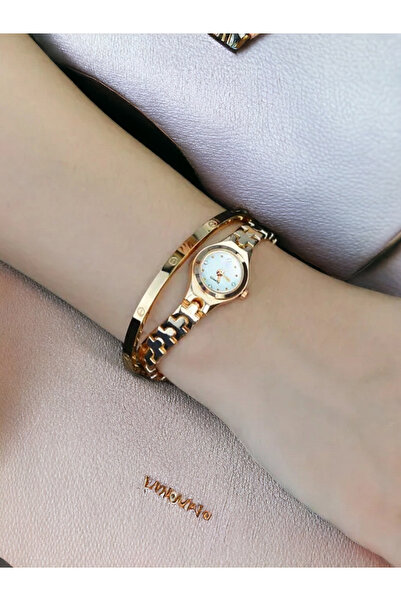 DARK BLANC Vintage Minimal Kol Saati Ince Bilekli Bayanlar Icin