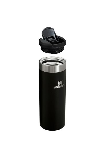 Stanley Cana izolată Stanley Aerolight Transit, 470 ml, oțel inoxidabil 18/8, capac etanș, negru metalizat