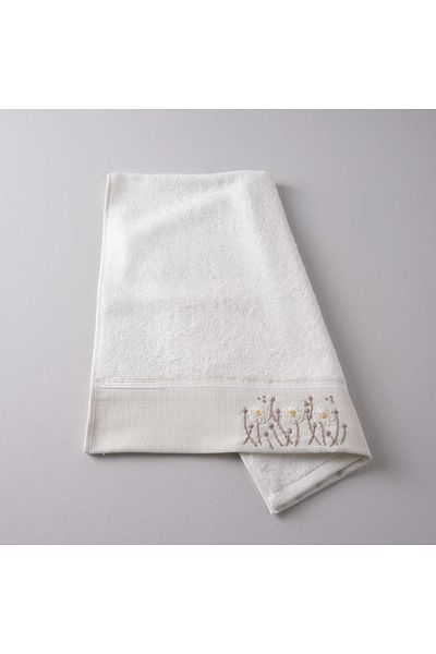 Linens Ivory Bamboo 50X85 cm Face Towel Ecru