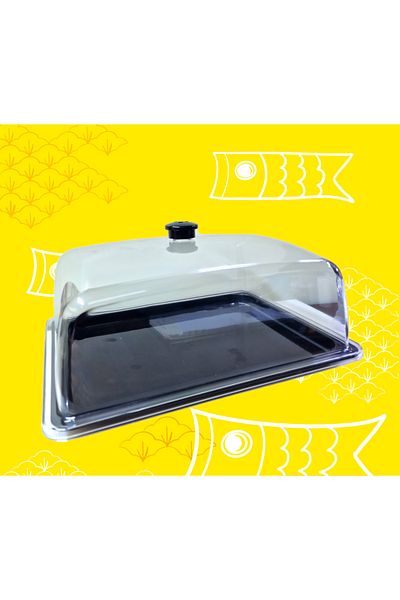 WORLDPLAST Cake Cookie Pastry Jar 32*26cm Polycarbonate Unbreakable