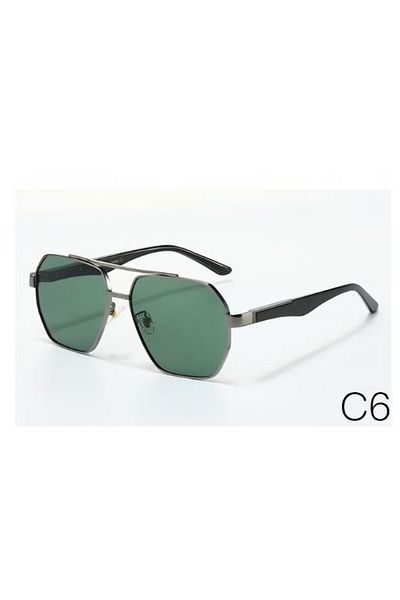 Escales Unisex Metal Framed Uv400 Protected Sunglasses Es221