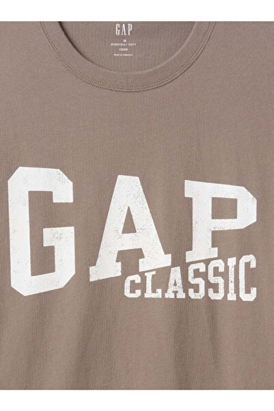 GAP Everyday Soft Classic Logo 745029 T-Shirt Κοντομάνικο T-Shirt Ανδρικό T-Shirt ΚΑΦΕ