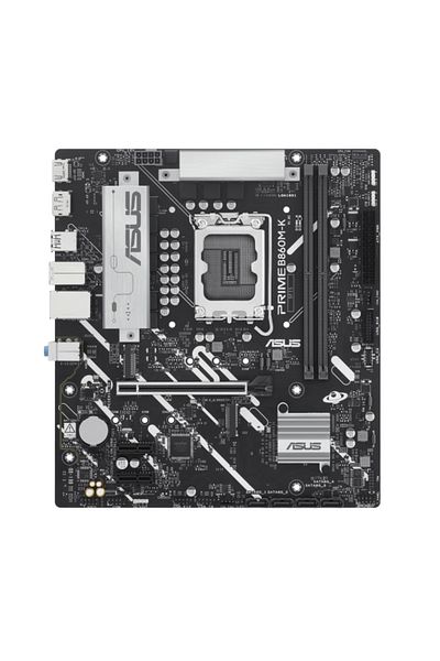 ASUS Prime B860m-k-Intel B860 مقبس 1851 Ddr5 8800 (OC) ميجا هرتز Matx Gaming (GAMING) اللوحة الأم