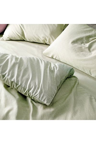 Madame Coco Odette Einzelbettbezug-Set, 100 % Baumwolle, Ranforce-Druck, Khaki