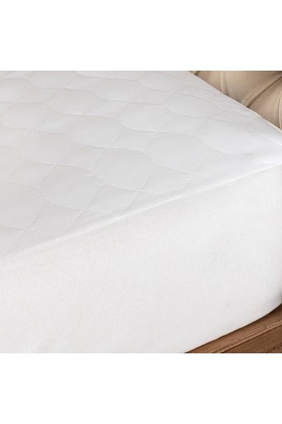 Madame Coco Gesteppte Spannbettmatratze für Einzelbett - Weiß
