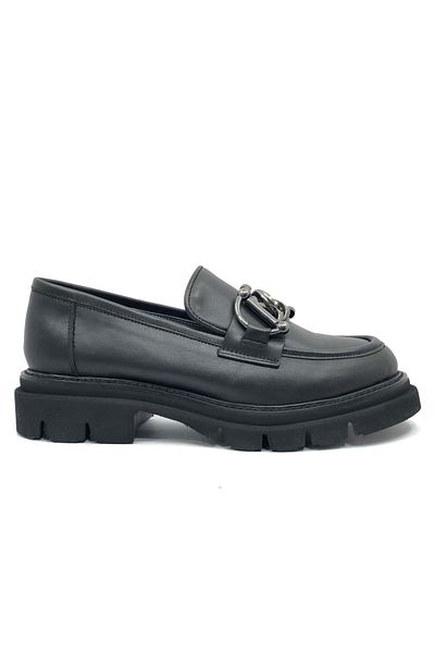 Greyder 72192 Дамски ежедневни оксфордски обувки Zn Urban Leather Comfort, черни