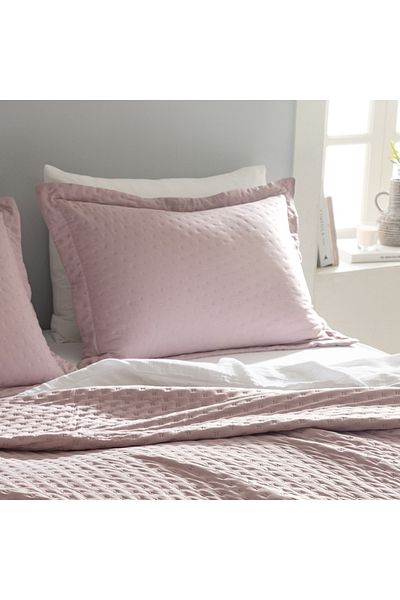 Madame Coco Rennes Doppelbett-Tagesdecke - Puder