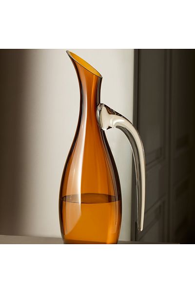 Madame Coco Trouville handgefertigte Glaskaraffe mit Henkel