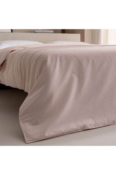 Madame Coco Manon Ranforce Bettbezug, 100 % Baumwolle, Kingsize, Puder