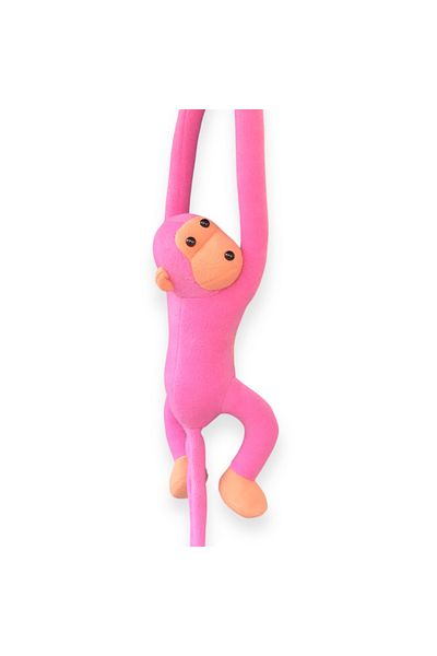 UgurToyss Pink Plush Toy Monkey, Cute, Gift Monkey Toy 70 cm