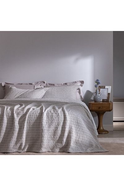 Madame Coco Petite Doppelbett-Tagesdecke - Grau