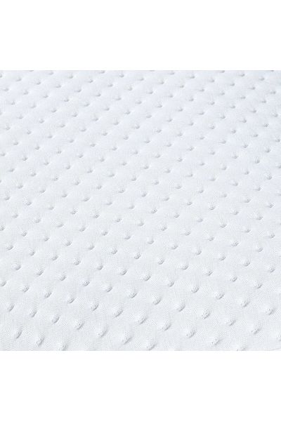 Madame Coco Clarte Flüssigkeitsdichte, elastische Eckmatratze für Einzelbett – Weiß