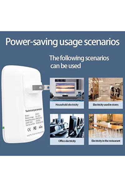 Choice قابس قياس بريطاني 2p أبيض وأخضر محول مقبس كهربائي موفر للطاقة متوافق مع