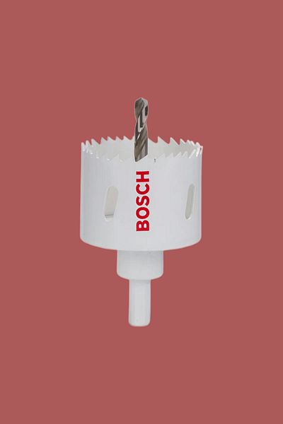 Bosch Variable Tooth Spacing HSS Bi-Metal Hole Saw White and Silver 57mm
