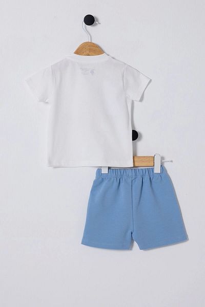 U.S. Polo Assn. U.S Polo Assn Baby Boy 2-Piece Set - White