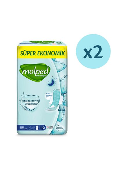 Molped Extra Hygiene Night Advantage Package 32 Pieces