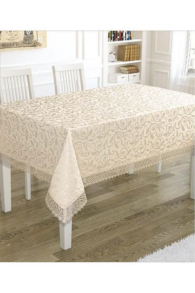 Karna Home Elegant Laced Tablecloth