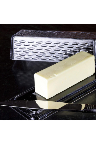 Chef Craft Plastic Butter Dish with Cover Clear 6.75inch